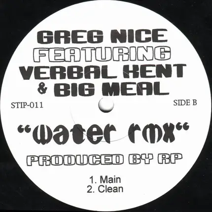 Greg Nice - Water