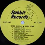 LP - Greg Cahill - Lone Star - Inserti Incl.