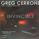 12inch Vinyl Single - Greg Cerrone Feat. Claudia Kennaugh - Invincible