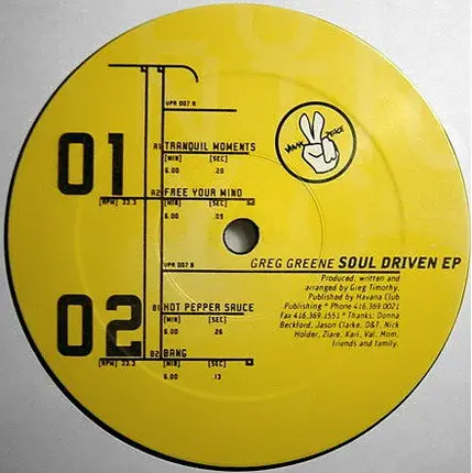 Greg Greene - Soul Driven EP