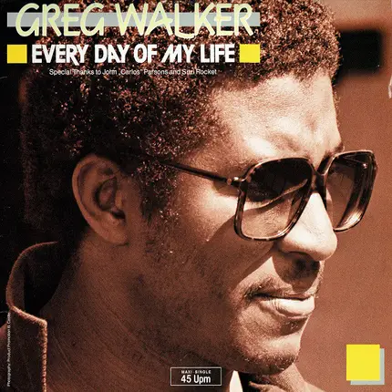 Greg Walker - Every Day Of My Life
