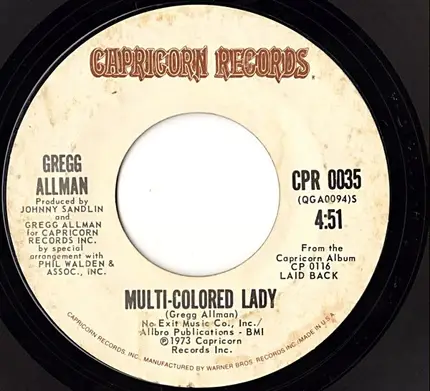 Gregg Allman - Midnight Rider