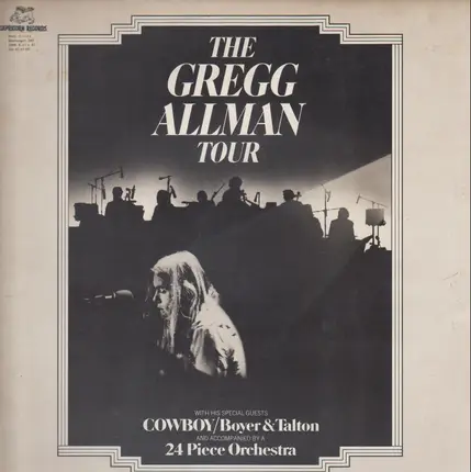 Gregg Allman With Cowboy / Scott Boyer & Tommy Talton - The Gregg Allman Tour
