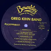 LP - Greg Kihn Band - Rockihnroll