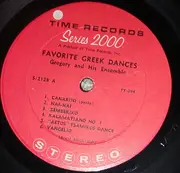 LP - Gregory And His Ensemble - Favorite Greek Dances