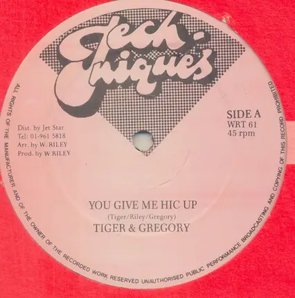 Gregory Isaacs & Tiger - You Give Me Hic Up