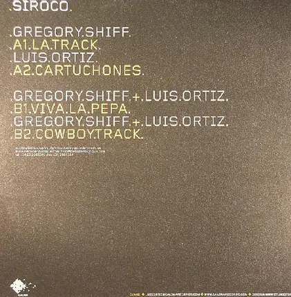 Gregory Shiff - Siroco