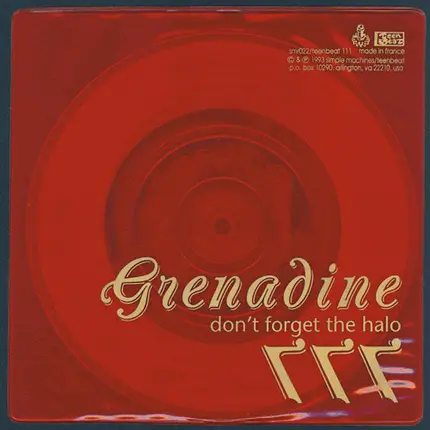 Grenadine - Don't Forget The Halo / 777