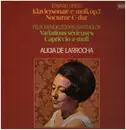 LP - Grieg/Mendelssohn Bartholdy - Alicia De Larrocha plays Klaviersonate e-moll op. 7, Nocturne C-dur / Variations serieuses, Capriccio a-moll