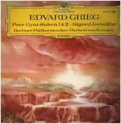 LP - Grieg (Karajan) - Peer Gynt-Suiten 1 & 2 / Sigurd Jorsalfar