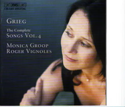 Grieg - The Complete Songs Vol. 4