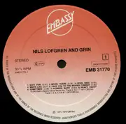 LP - Grin - Nils Lofgren And Grin