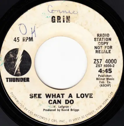 Grin - We All Sung Together / See What A Love Can Do