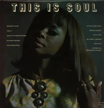 Grischa Batanoff And His Orchestra / Alan Caddy Orchestra & Singers - This Is Soul