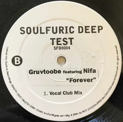 Gruvtoobe Featuring Nifa Spraggins - Forever