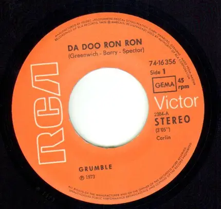 Grumble - Da Doo Ron Ron