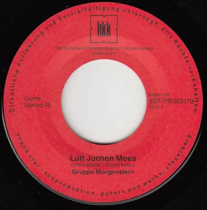 Gruppe Morgenstern - Lütt Jochen Mees