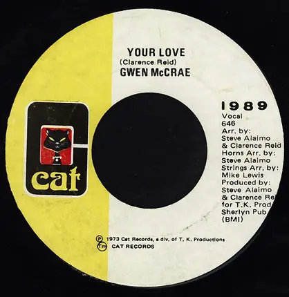 Gwen McCrae - For Your Love / Your Love
