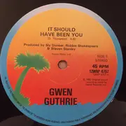 12inch Vinyl Single - Gwen Guthrie - It Should Have Been You