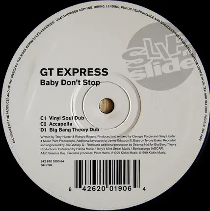 GT Express - Baby Dont Stop