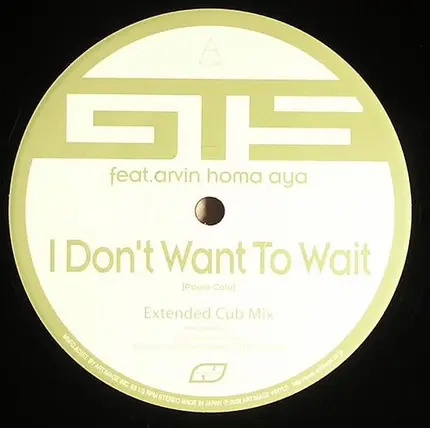 GTS Featuring Arvin Homa Aya - I Don't Want To Wait
