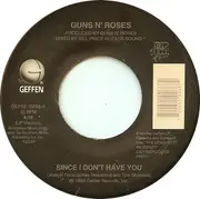 7inch Vinyl Single - Guns N' Roses - Since I Don't Have You / You Can't Put Your Arms Around A Memory - Jukebox