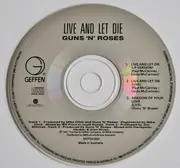 CD Single - Guns N' Roses - Live And Let Die - Slipcase