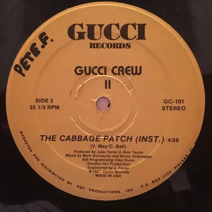 Gucci Crew II - The Cabbage Patch