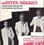 LP - Günter Rüdiger - Günter Rüdiger Singt Lieder Aus Berlin Von Gestern Und Heute