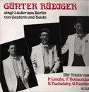 LP - Günter Rüdiger - Lieder Aus Berlin Von Gestern Und Heute