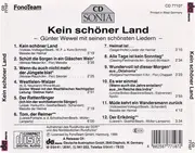 CD - Günter Wewel - Kein Schöner Land
