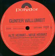 LP - Günter Willumeit - Alte Heimat - Neue Heimat