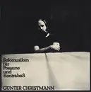 LP - Günter Christmann - Solomusiken Für Posaune Und Kontrabaß - 1st press