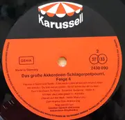 LP - Günther Gürsch Und Seine Akkordeon-Rhythmiker - Das Grosse Akkordeon - Schlager Potpourri - Folge 4