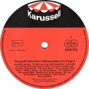 LP - Günther Gürsch Und Seine Akkordeon-Rhythmiker - Das Große Akkordeon Schlagerpotpourri - Folge 3 - Red Labels