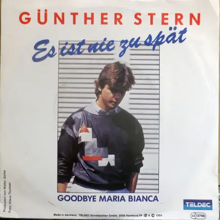 Günther Stern - Es Ist Nie Zu Spät