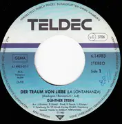 7inch Vinyl Single - Günther Stern - Der Traum Von Liebe