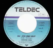 7inch Vinyl Single - Günther Stern - Du - Ich Lebe Heut'