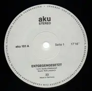 LP - Guido Hildebrandt, Rolf Lebeda Jun - Entgegengesetzt - rar poesie und musik