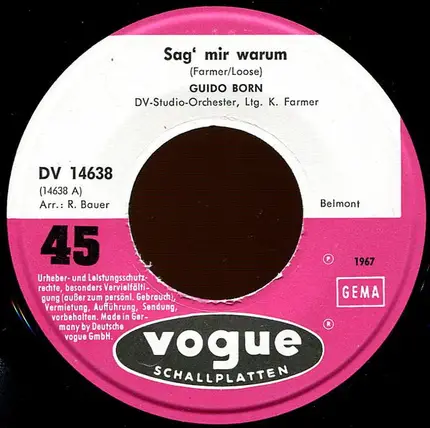 Guido Born - Sag' Mir Warum
