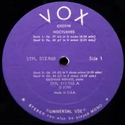 LP - Chopin / Guiomar Novaes - Nocturnes (Complete) - Vol. II