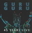 Double LP - Guru Guru - 45 Years Live - signed, purple/black splatter, poster, Ltd Ed