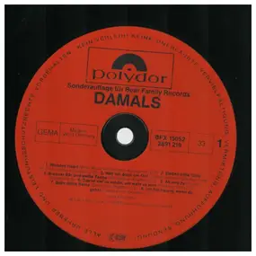 Gus Backus - Damals ..