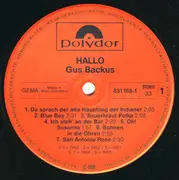 LP - Gus Backus - Hallo!