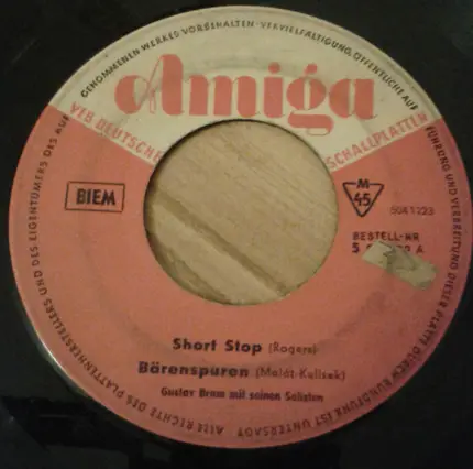 Gustav Brom Orchestra / Helmut Brandt Combo - Short Stop