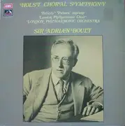 LP - Holst - Adrian Boult w/ The London Philharmonic Orchestra & Choir - Choral Symphony - Textued