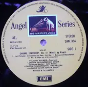 LP - Holst - Adrian Boult w/ The London Philharmonic Orchestra & Choir - Choral Symphony - Textued