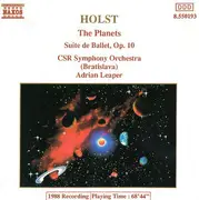 CD - Gustav Holst - The Planets / Suite De Ballet, Op. 10