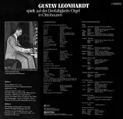 LP - Muffat / Couperin / C. P. E. Bach / Kerckhoven - Gustav Leonhardt Spielt Auf Der Dreifaltigkeits-Orgel In Ottobeuren - gatefold