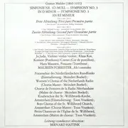 Double LP - Mahler - Sinfonie Nr. 3 - Hardcoverbox + insert